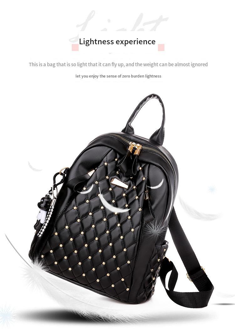 Large Capacity Soft Leather Backpack