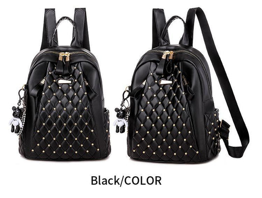 Large Capacity Soft Leather Backpack