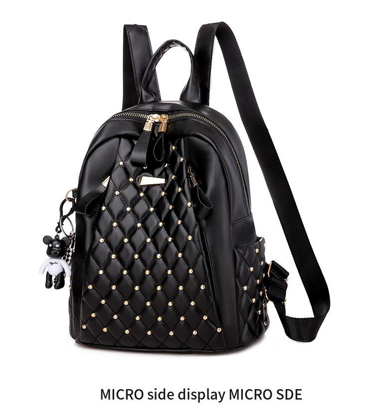 Large Capacity Soft Leather Backpack