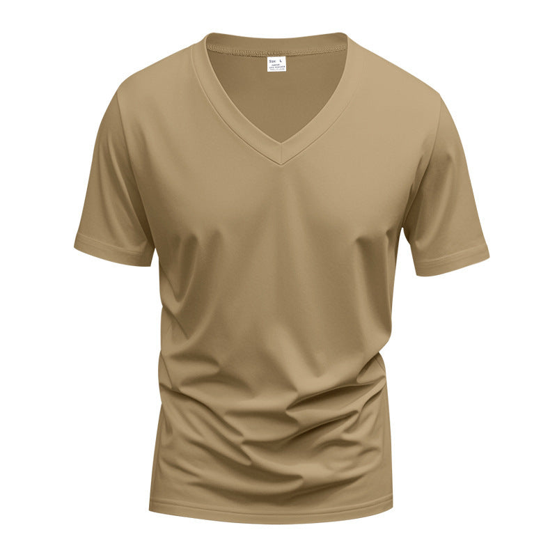Solid Color Loose American Summer Men's T-shirt