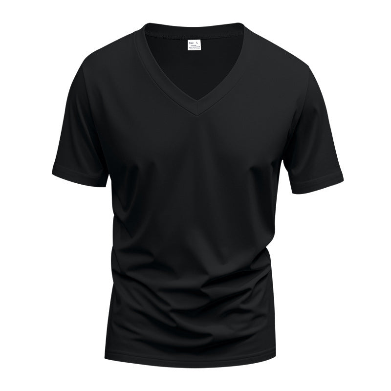 Solid Color Loose American Summer Men's T-shirt