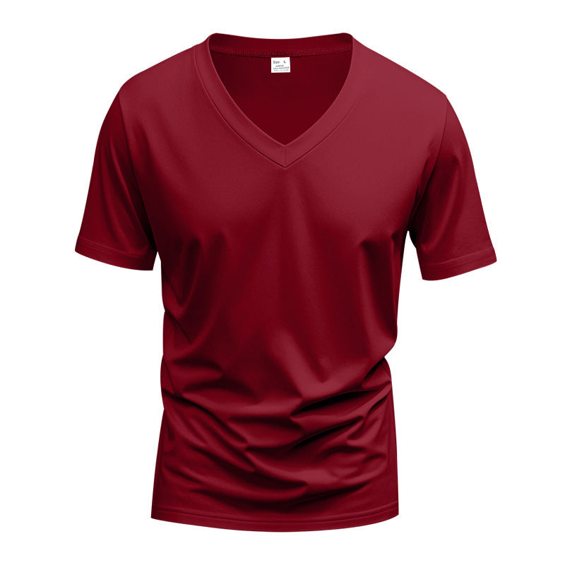Solid Color Loose American Summer Men's T-shirt