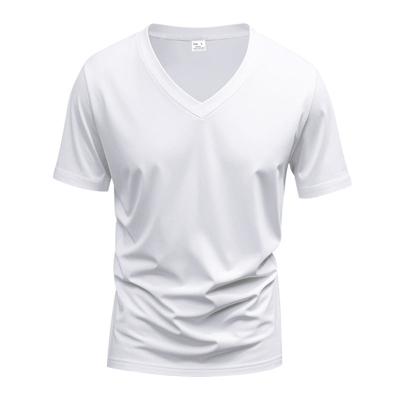 Solid Color Loose American Summer Men's T-shirt