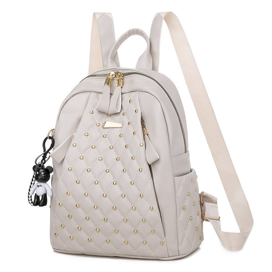 Large Capacity Soft Leather Backpack